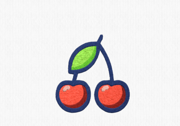 Cherries: A Festive Embroidery Design