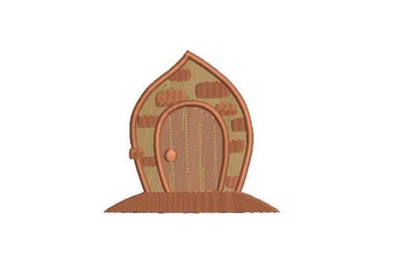 Layered Fairy Door: A Magical Embroidery Design